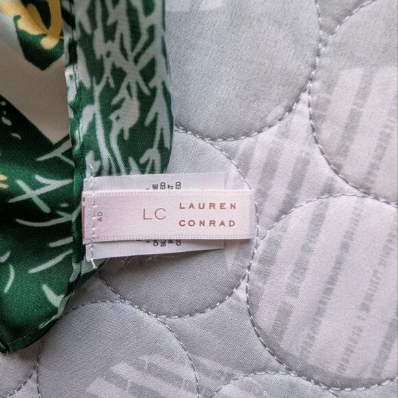 Women`s LC Lauren Conrad Hilltop Floral Square Scarf - Picture 6 of 11